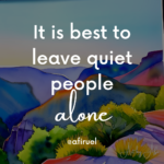 the power in being quiet