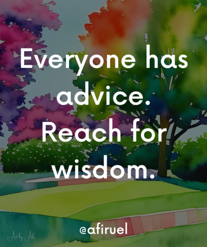 advice