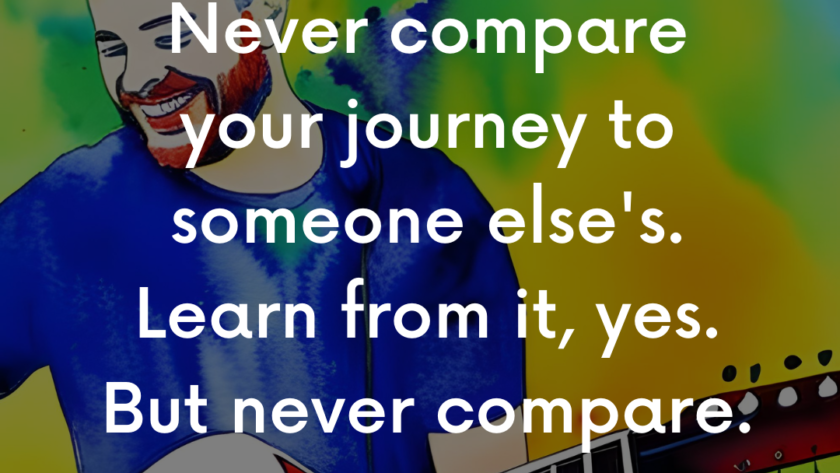 never compare
