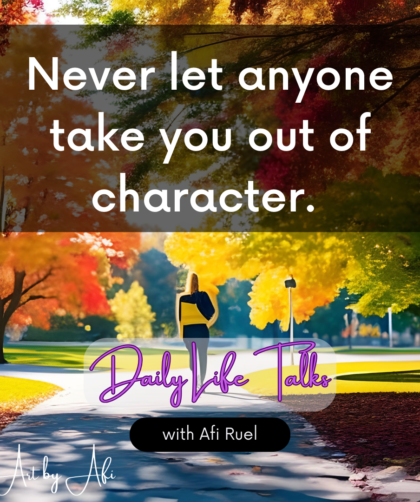 out of character