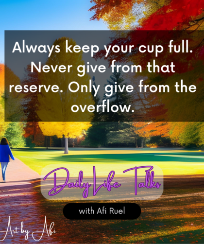 give from the overflow