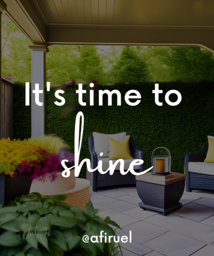 it's time to shine