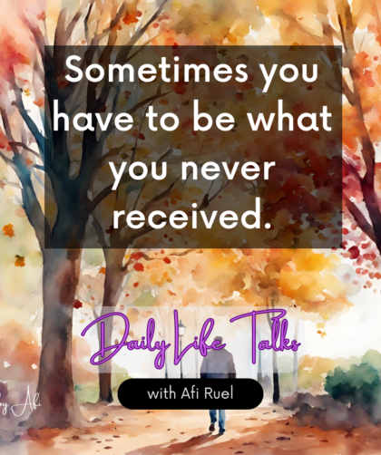 what you never received