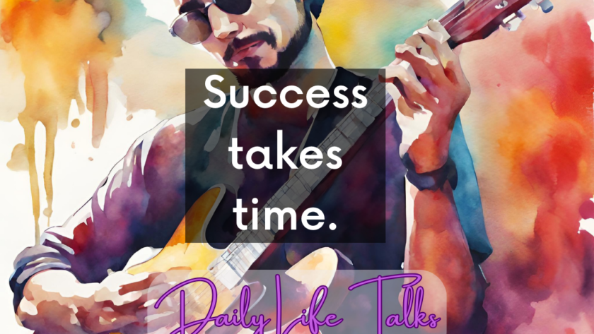 success takes time